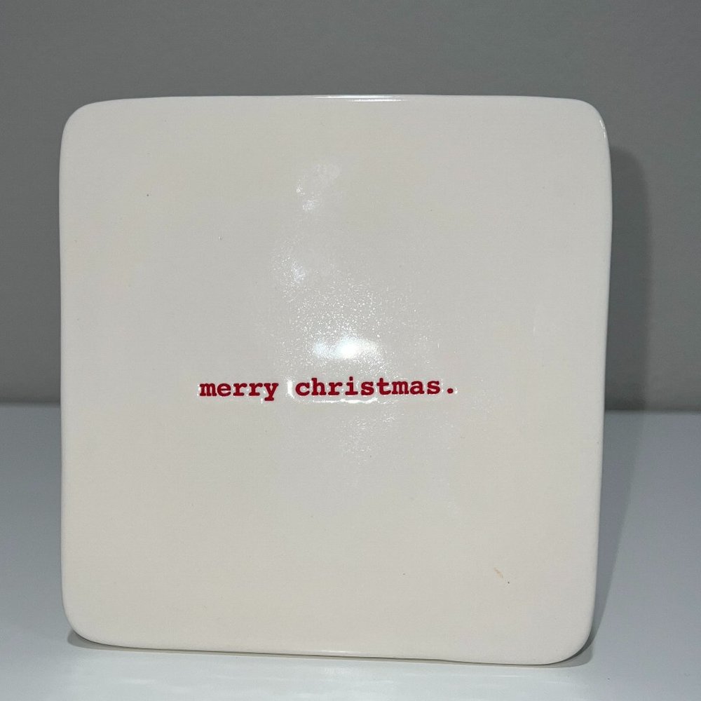 NEW Rae Dunn "merry christmas" Trivet
